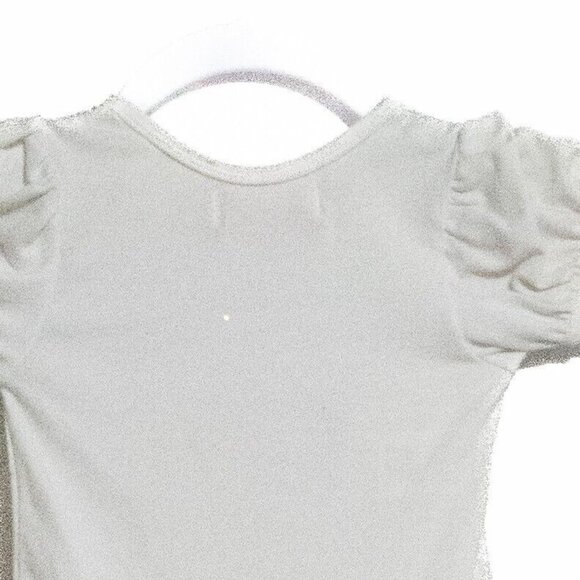 Popatu Girls White Pink Dress Floral Cap Sleeve Round Neck Knee Length Size XS - Picture 5 of 5